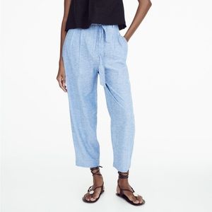 Belted paperbag pants